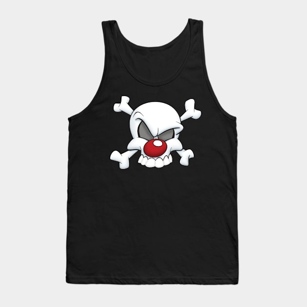 The Clown Pirates Flag Tank Top by NSaabye